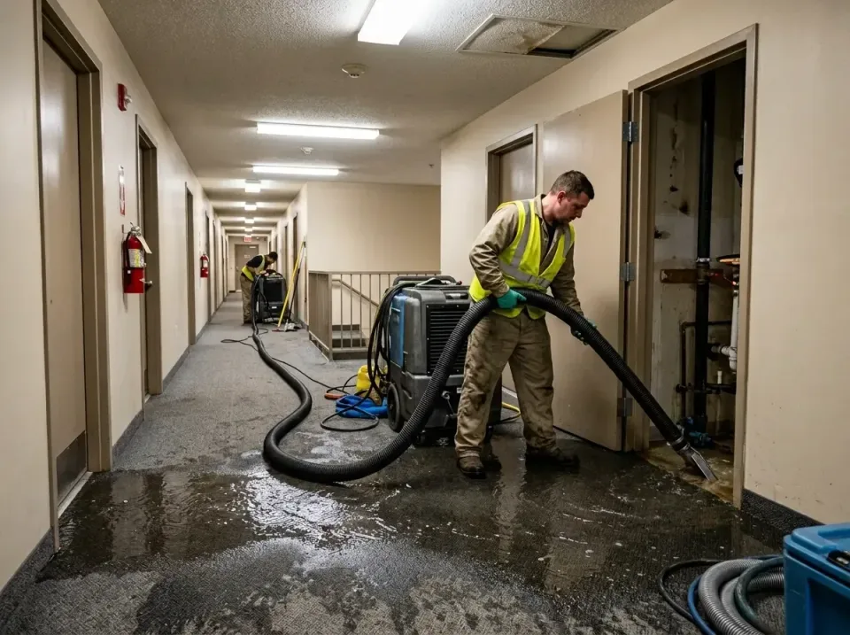 multi-unit-apartment-hallway-f-005 — frequently asked questions, Emergency Burst Pipe Water Extraction & Removal in Maysvill…